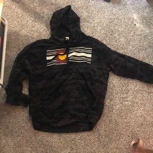 black camo hoodie